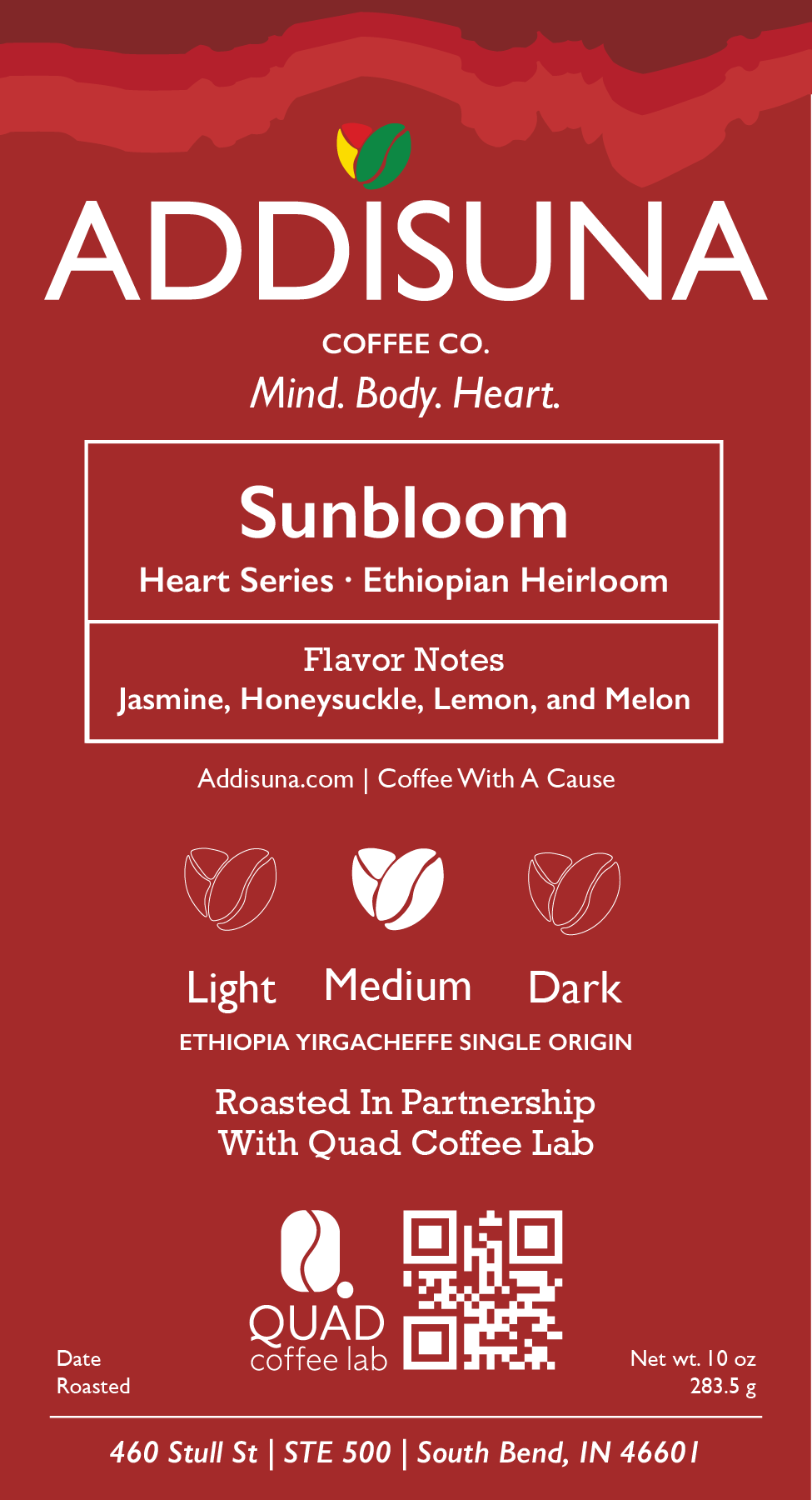 Addisuna Specialty Medium Roast: Sunbloom